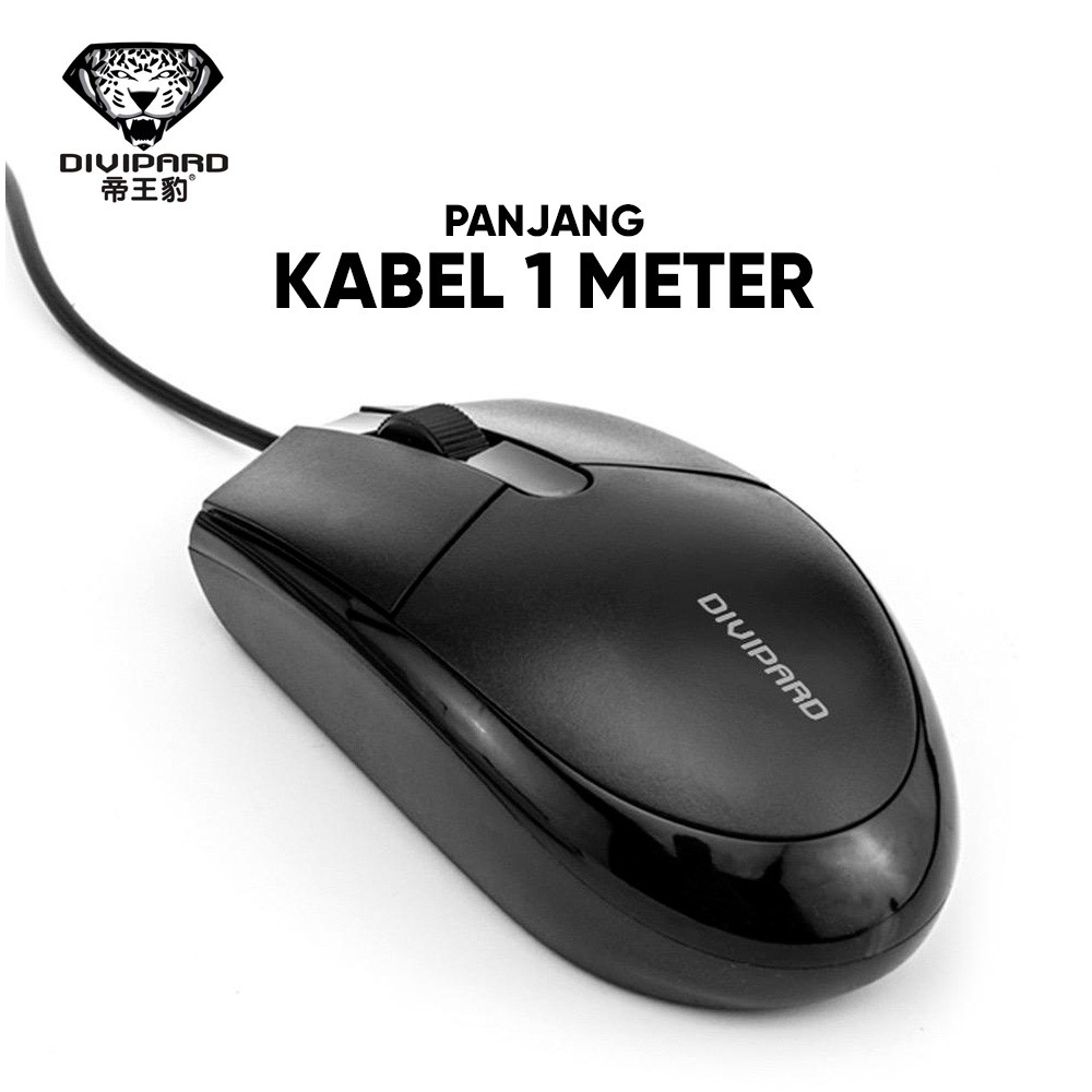 Mouse Kabel USB Divipard OP10 Black