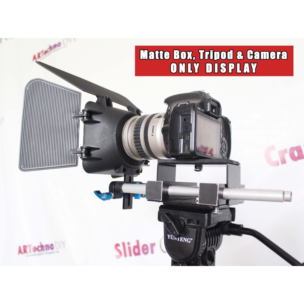 Rail Rod 15mm Dudukan Follow Focus Matte Box Teleprompter ARTechno DIY