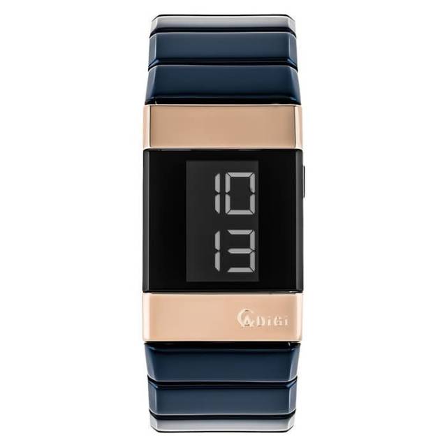 ALEXANDRE CHRISTIE DIGITAL WANITA AC 9100 LH ORIGINAL ( BLUE ROSEGOLD)