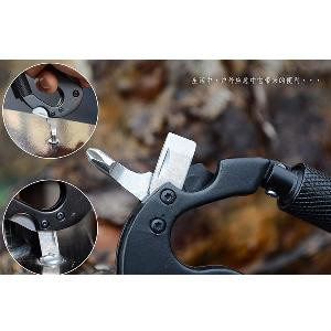 Promo Multifunction Carabiner Knife   Pisau  Obeng  Karabiner Multitools Berkualitas