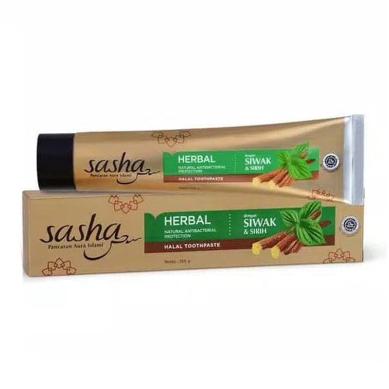 Sasha Siwak Halal toothpaste 150g // Herball//whitening