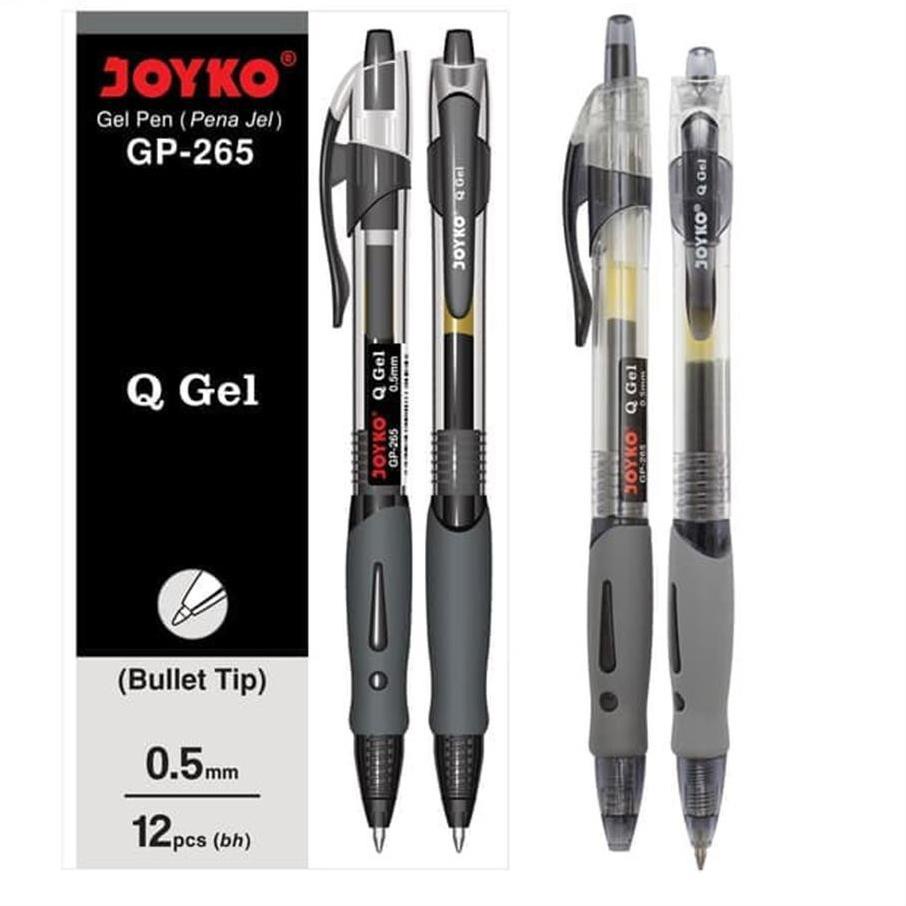 

Update Pulpen Joyko Gel Cetek Q Gel G P-265 1pak -12pcs