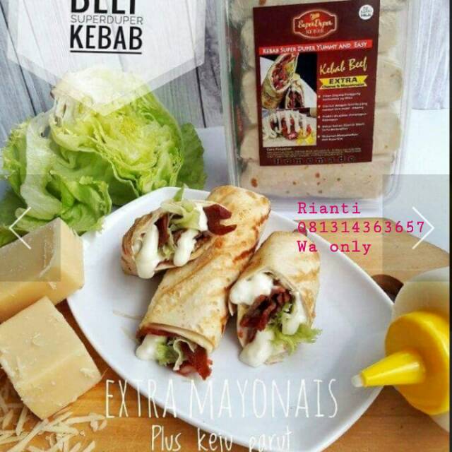 

Kebab beef and mozarella