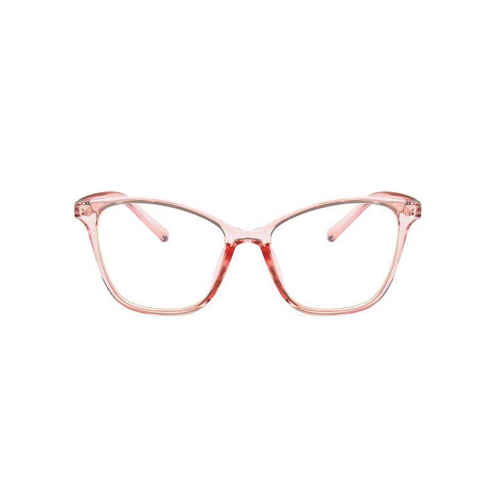 Mxbeauty Kacamata Anti Radiasi Wine Red Untuk Wanita Motif Leopard Lensa Bening Hitam Wanita Eyeglasses Cat Eye Glasses