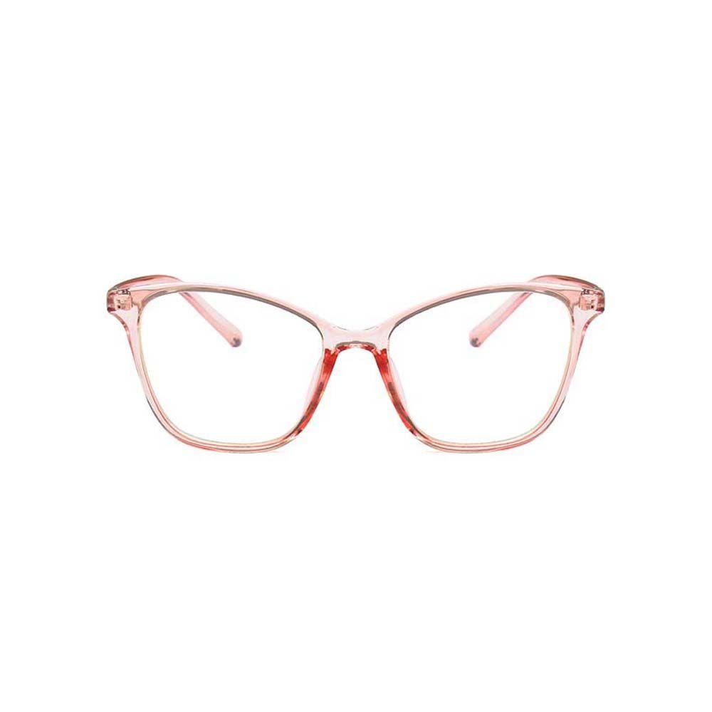 Mxbeauty Kacamata Anti Radiasi Wine Red Untuk Wanita Motif Leopard Lensa Bening Hitam Wanita Eyeglasses Cat Eye Glasses