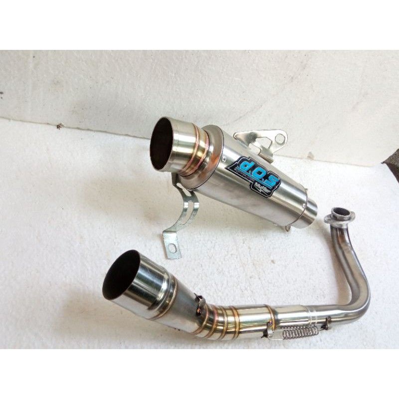 knalpot racing dos buat Beat fi beat karbu Scoopy leher atas