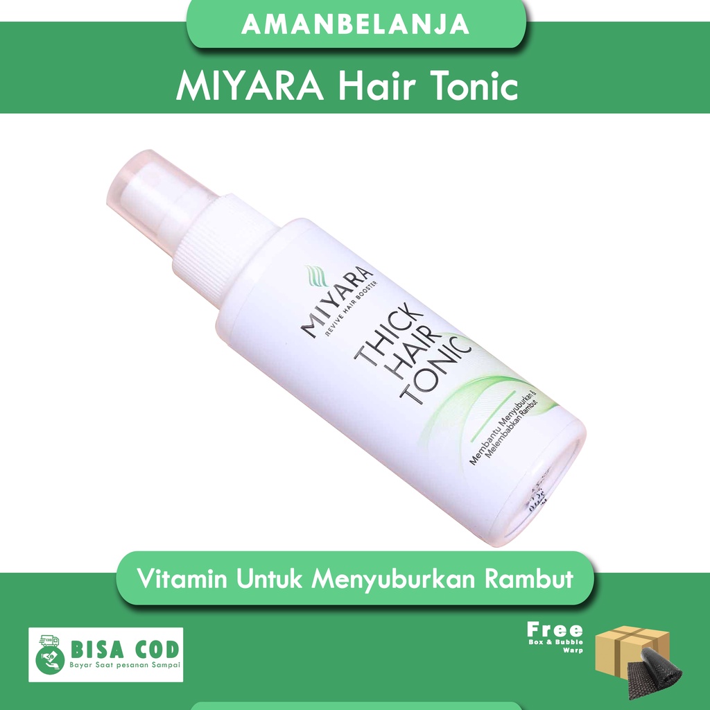 MIYARA Hair Tonic - Perawatan Rambut, Penumbuh Rambut &amp; Vitamin Untuk Menyuburkan Rambut Anti Rontok