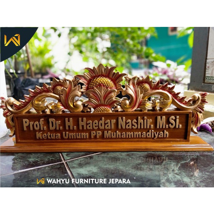 

PAPAN NAMA UKIR PAPAN NAMA KAYU JATI JABATAN SARJANA