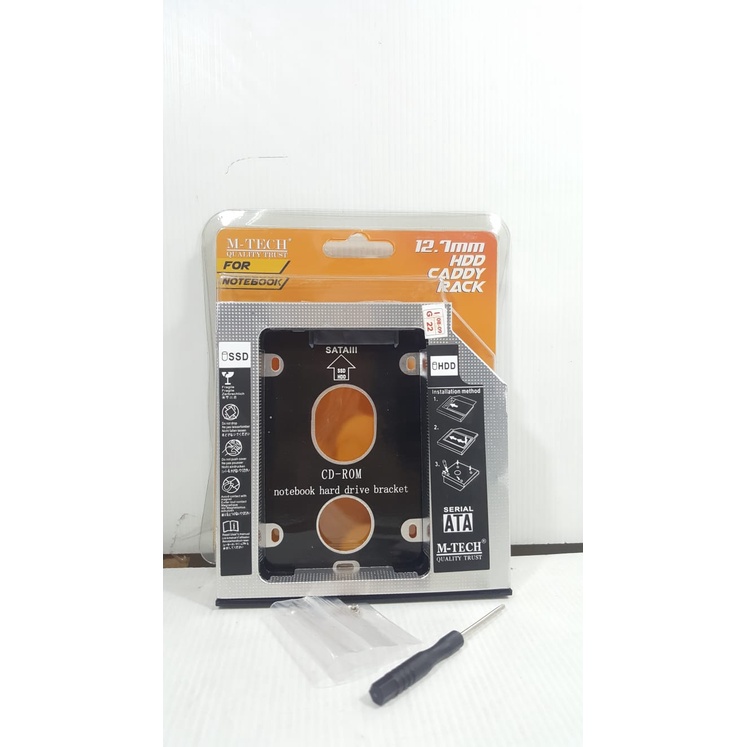 caddy slim 12,7mm / HDD caddy slim 12,7 m-tech / caddy slim m-tech