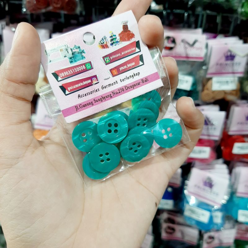 Kancing CSS 01 Besar /Kancing Baju /Kancing Plastik /Kancing Kemeja /Kancing