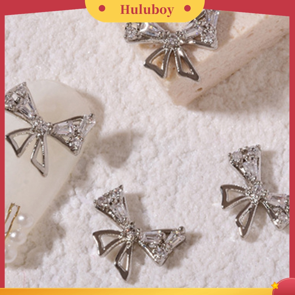 Huluboy Huluboy♡ Aksesoris Nail Art Cubic Zirconia 3D Aneka Bentuk Untuk Dekorasi Manicure Wanita