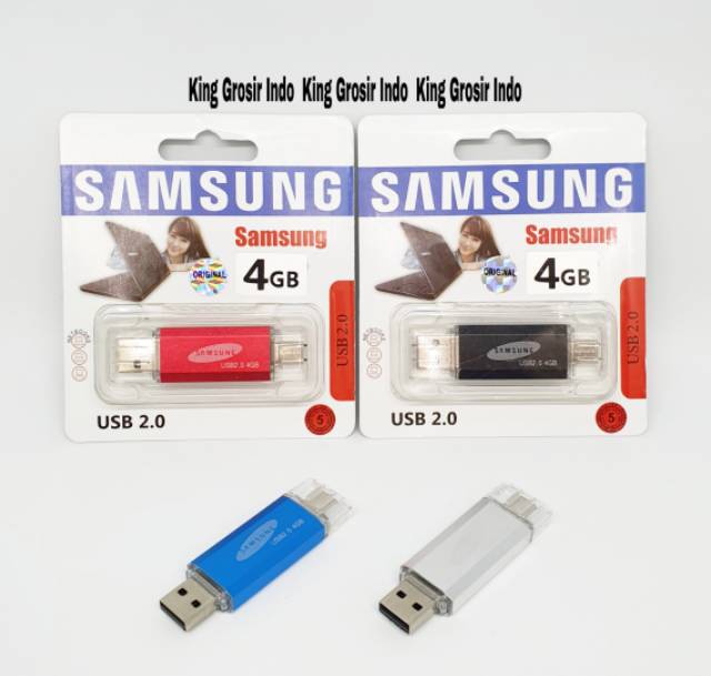 Flashdisk OTG Samsung 4GB 4 GB Type C Original Flashdrive Type-C