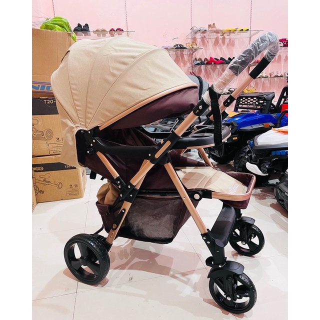 DIJAMIN ORIGINAL BABY STROLLER WONFUSS 511 LUXURY/ BABY BELECOO ORIGINAL CABIN SIZE  / Stroller Pliko Stream 387 / Kereta Dorong Bayi Reversible