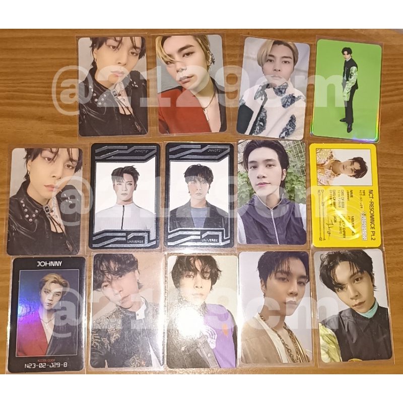 photocard pc Official NCT johnny Jeno Hendery