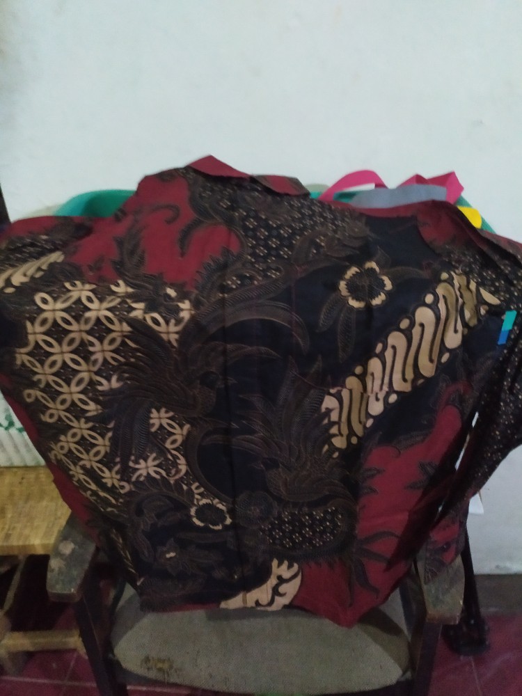 Baju Kemeja Batik Kantor Pria Lengan Panjang Fashion Pekalongan Solo Bw 058