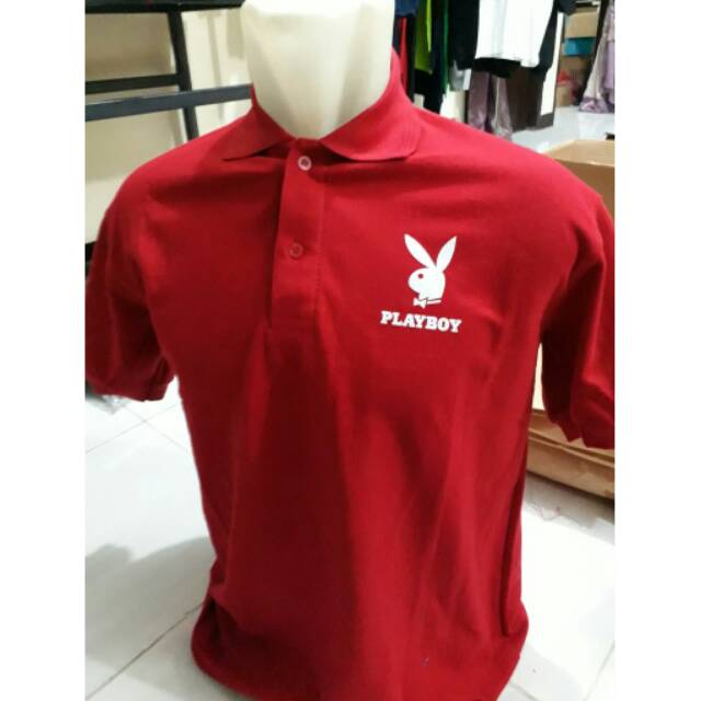 Polo t shirth kaos kerah playboy