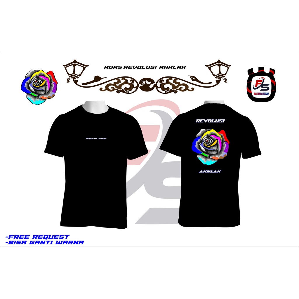 kaos distro revolusi ahklak