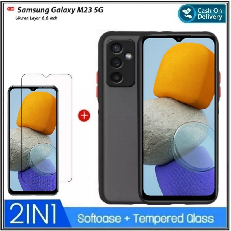 PROMO Paket 2in1 CASE Samsung Galaxy A13 4G A23 4G A03 Core A03 LTE 2022 Soft Hard My Choice Aero Dove Matte Premium Casing Slim Cover Shockproof Free Anti Gores Layar Premium Quality