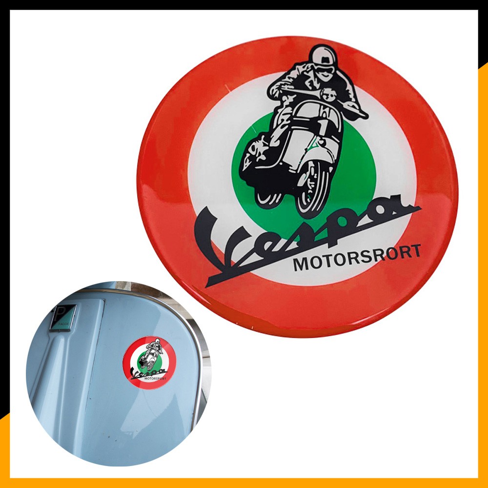 3D Motorcycle Decal Italy Stickers Replace Logo Sticker Case for PIAGGIO VESPA GTS GTV LX LXV 125 250 300 Ie Super