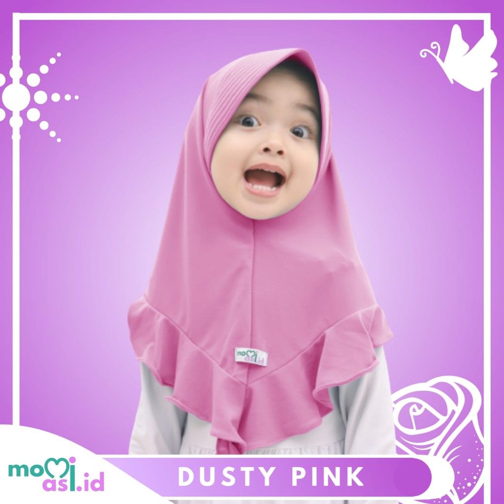 Kerudung Anak Jilbab Hijab Anak Bayi Perempuan Premium Yuki Daily-1