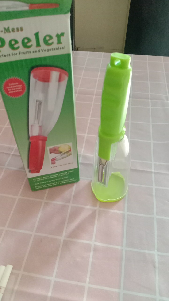 Pisau Pengupas Kulit Buah Tabung / Pisau Kupas Buah Dan Sayur Model Gelas / Stainless Peeler