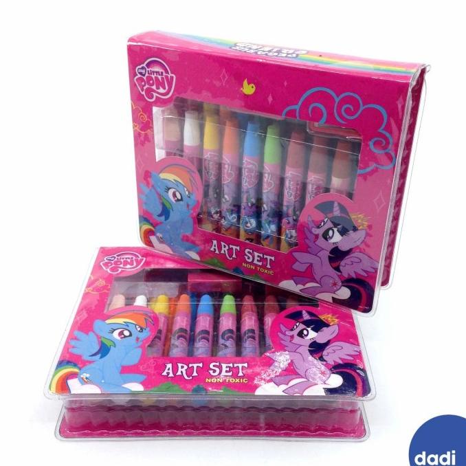 

(BISA COD) Little Pony Art Set - Dadi/ Crayon dan Pencil Mewarnai TERJAMIN Kode 990