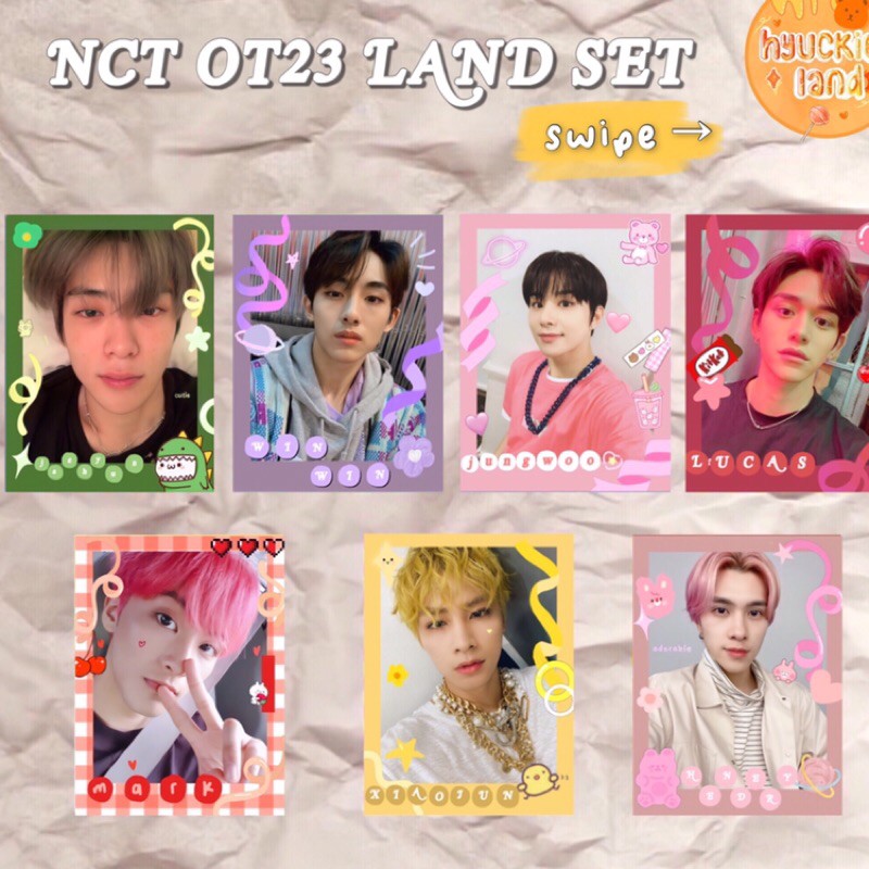 NCT OT23 LAND SET ( POLAROID DECO )