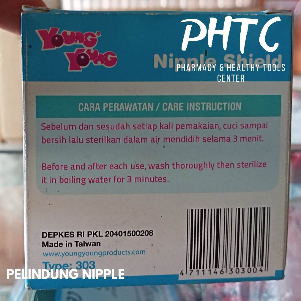 YOUNG YOUNG Nipple Shield l Pelindung Puting Silicon BPA Free l Sambungan ASI