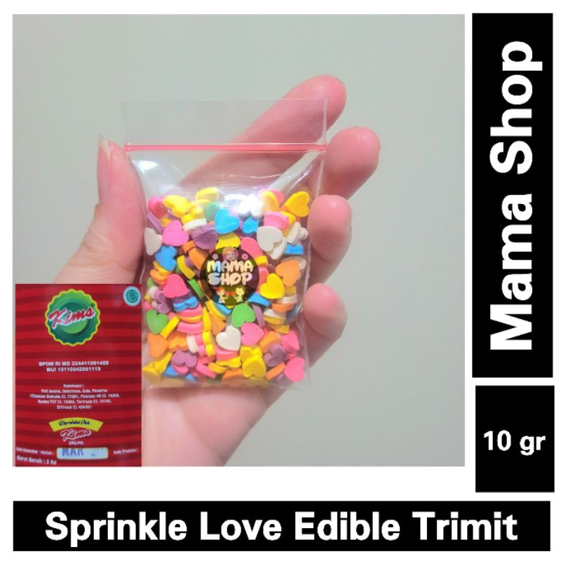 SPRINKLE TRIMIT STAR BINTANG CANDY MIX CONFETTY CAKE EDIBLE RASA MANIS GULA DEKOR ICING SUGAR