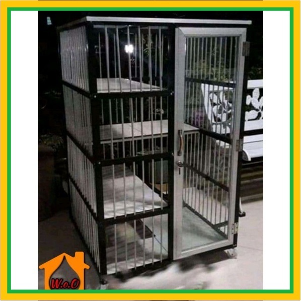 Kandang Hewan Rumah Sangkar Kucing Alumunium Pintu 1 Premium Modern