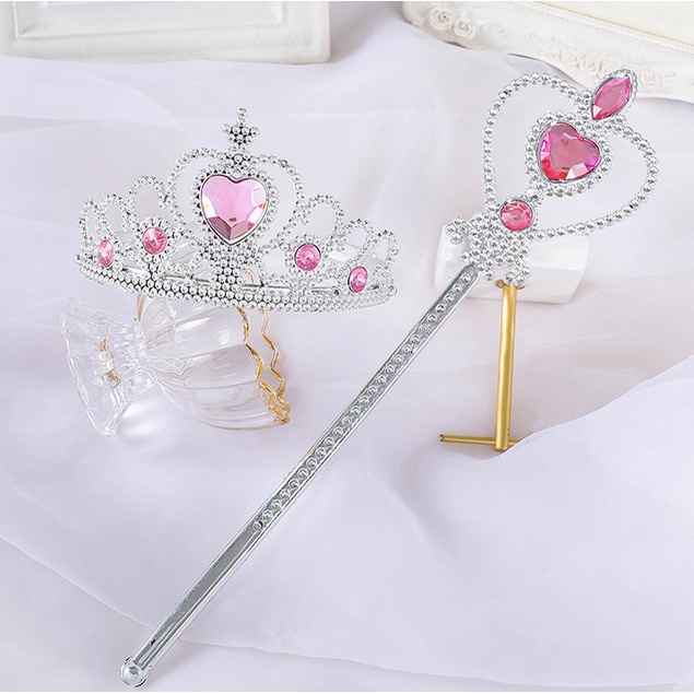 Bando Korea Anak Perempuan Model Mahkota Tongkat Princess Aksesoris Rambut fashion kekinian AK205