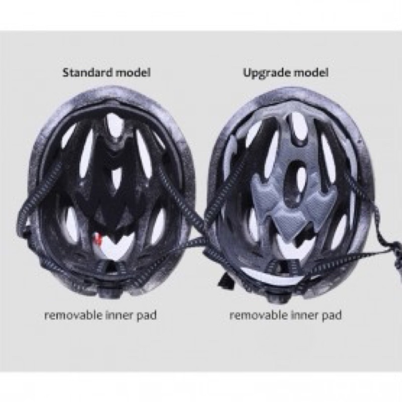 TaffSPORT Helm Sepeda EPS Foam PVC Shell - Black