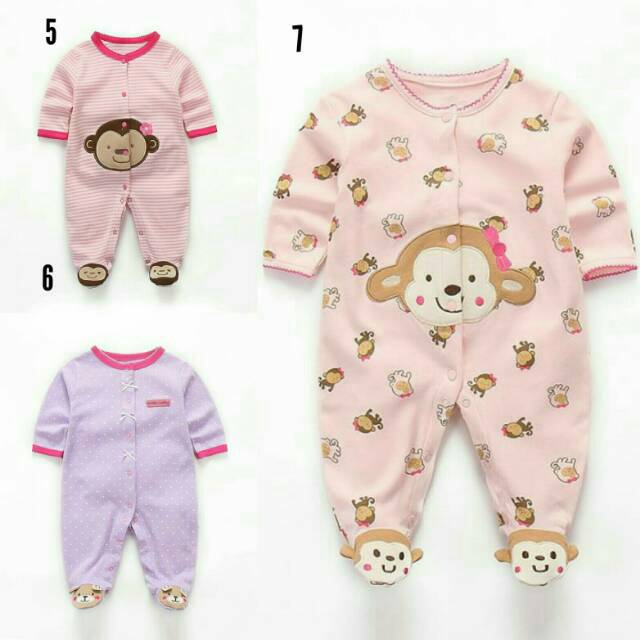 Baju Romper Bayi/ Baju Bayi import/ Playsuit baby/ Baju Bayi Lucu