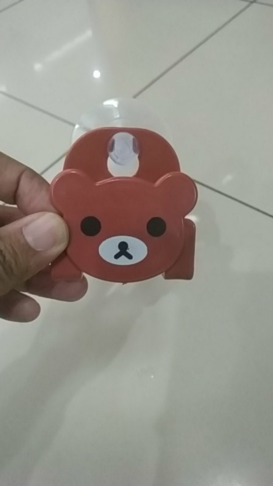 Gantungan Spon Spons Kartun + Pengait / Vacuum Kitchen Sponge Holder - X375