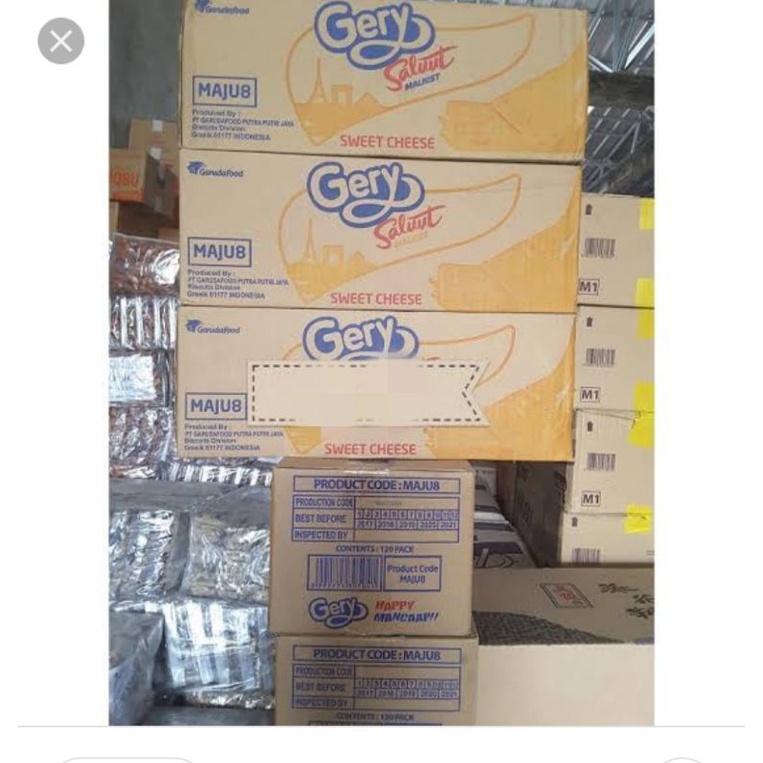 

Gery Saluut Malkist Sweet cheese 18 gr 1 dus -120 pcs