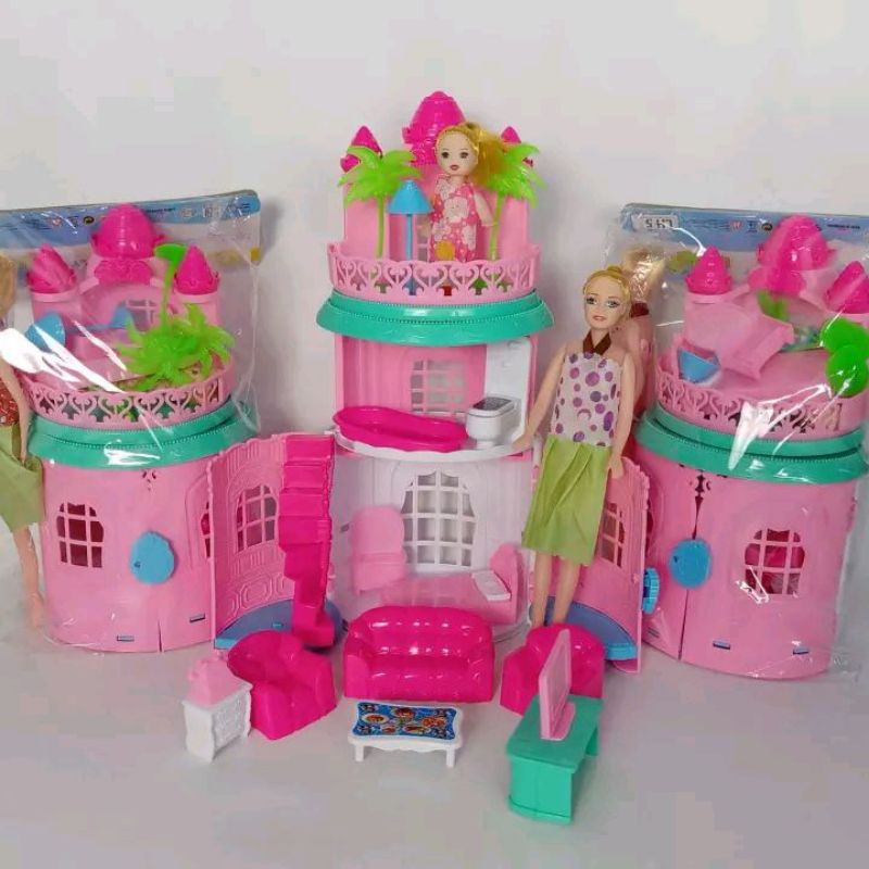 Istana Barbie Lucu Cantik Istana Ibu dan Anak