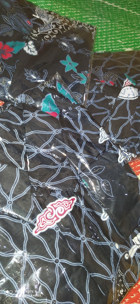 (bisa Cod)couple Keluarga | Batik Pekalongan |motif Ruffle Coklat| Bahan Katun Halus/bisa Pisah