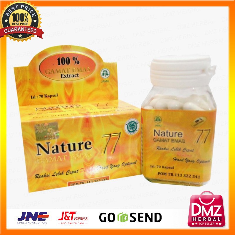 Kapsul Gamat Emas Nature 77 Nature 77 Gamat Emas Gamaxs Gold Gamat Gold Indonesia