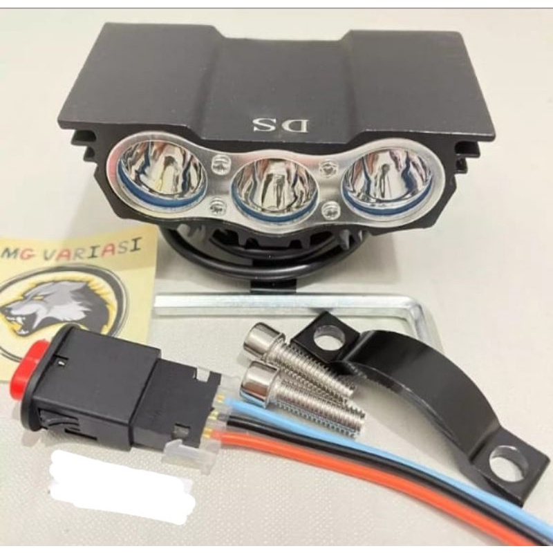 Lampu Tembak Lampu Sorot LED Cree 3 Mata Owl Utrafire 30 Watt Mode Free Saklar On Off Lampu