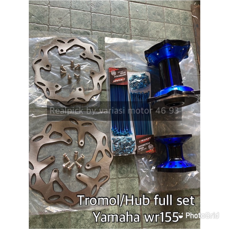 TROMOL SET WR155/WHEELSET WR155/WHEELSET SUPERMOTO WR155/TROMOL SET YAMAHA WR155