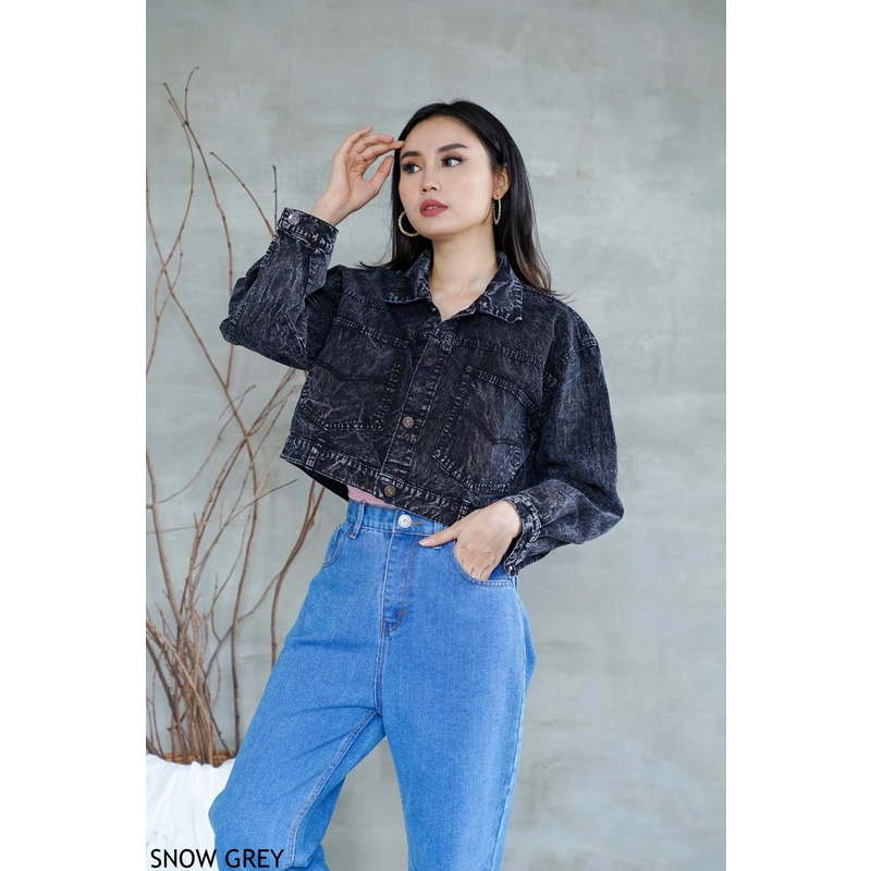 Crop Jacket Denim