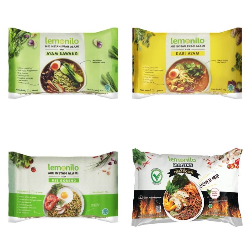 

LEMONILO Instant Noodles 70gr - Mi Instant LEMONILO