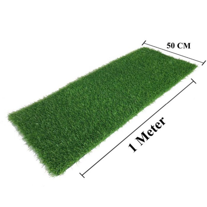 rumput sintetis swiss 2 cm ukuran 100cm x 50cm   rumput sintetis dekorasi   karpet rumput sintetis t