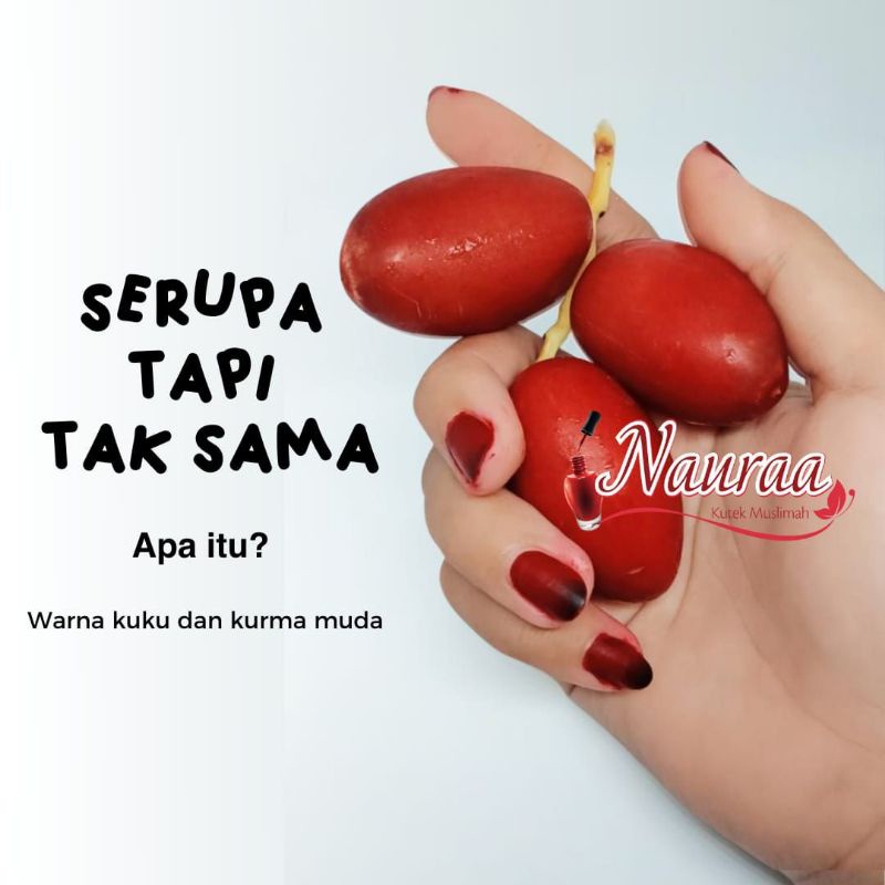 NAURAA KUTEK MUSLIMAH/ KUTEK HALAL / KUTEK SAH SHOLAT /NAURA KUTEK MUSLIMAH / HENNA INAI KUKU, ASHOKA, TUFFAH, RAZETA, CERIA, HENNA KUKU BUKAN PEEL OFF