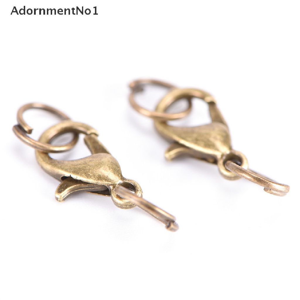 (AdornmentNo1) 20pcs / Set Kait Lobster Bahan Alloy Untuk Membuat Perhiasan DIY