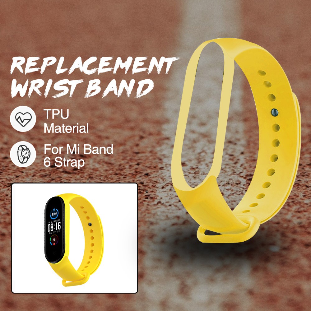 Strap Mi Band 6 5 Tali MiBand 6 5 Tali Jam Xiaomi Band 5 Pengganti Rubber