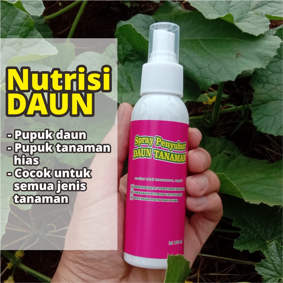 [bogorfarm] PENYUBUR TANAMAN HIAS | Pupuk Daun | Nutrisi Daun | Pupuk Tanaman Spray 100ml