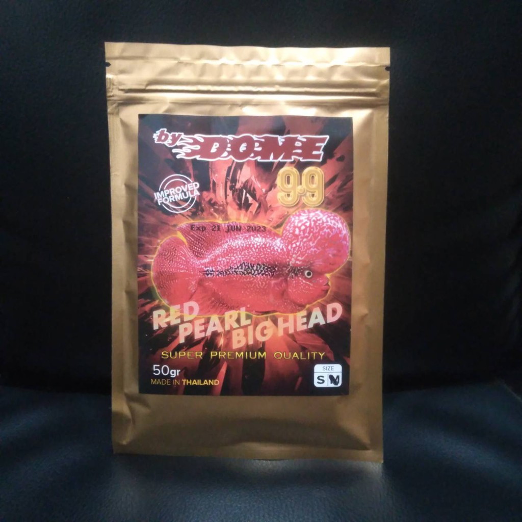 DOME 99 50 GR MAKANAN IKAN SIZE M PELET IKAN