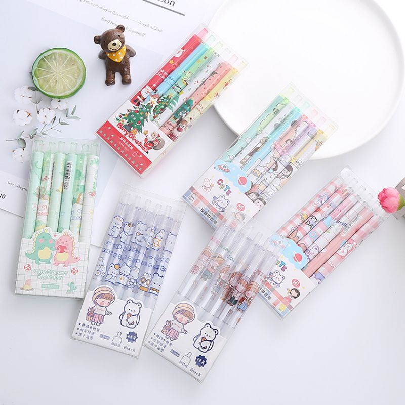 

Pena set karakter lucu isi 6 pcs