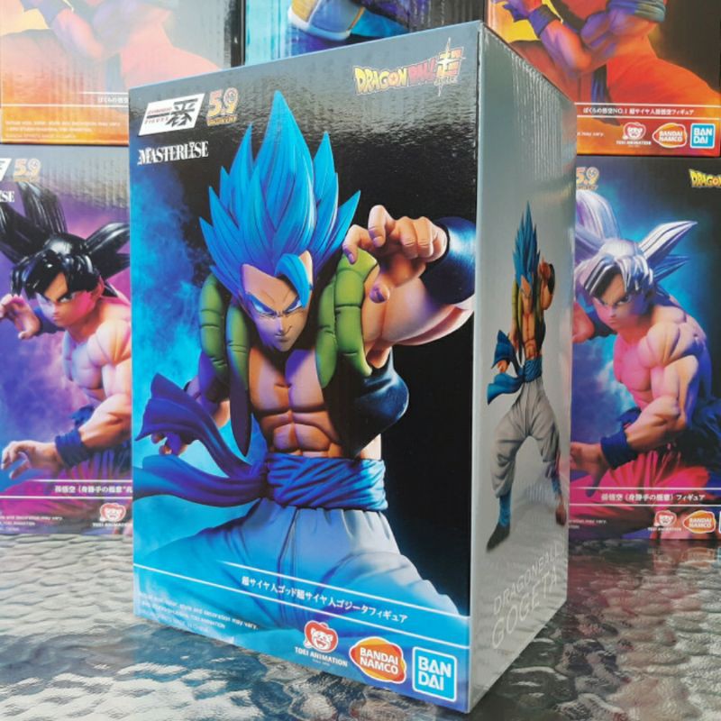 Dragonball Masterlise Gogeta SS God Blue (original MSIB)